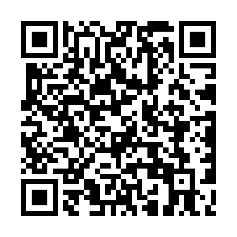 Black and white QR code image